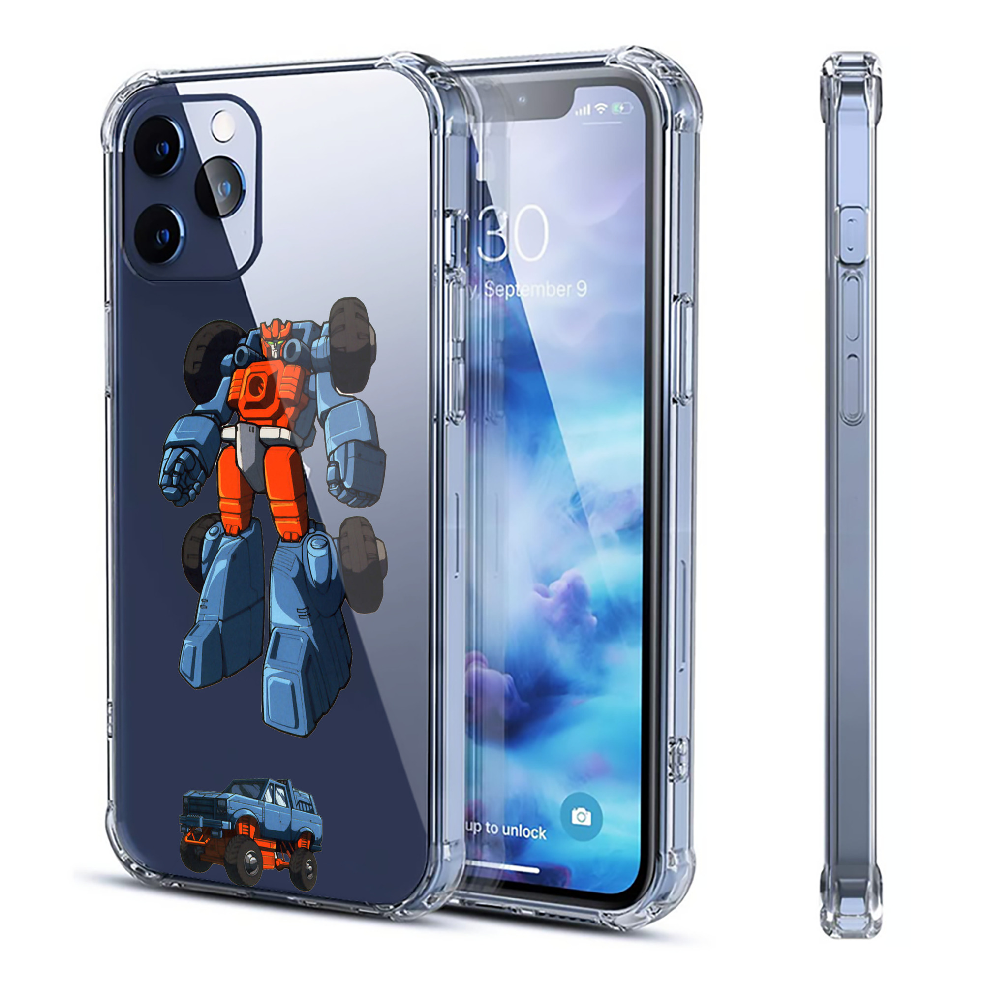 （画像用）  【iPhone 12シリーズ対応】透明スマホケース（クリアソフトケース）